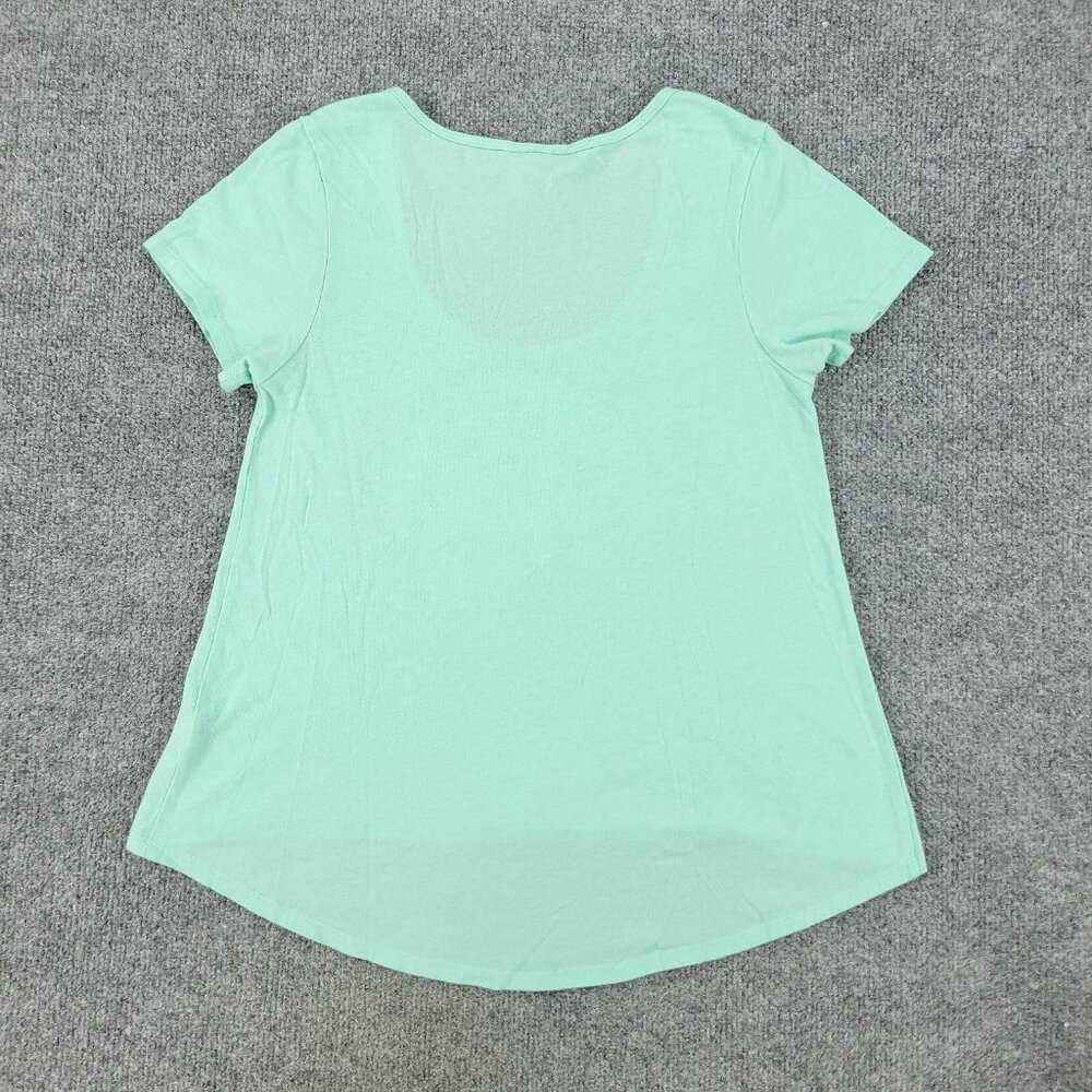 Monterey California Shirt Women's Small Green Life Is Well Graphic Short Sleeve - Picture 8 of 13